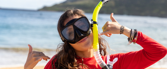 Kauai Snorkel Gear Rental